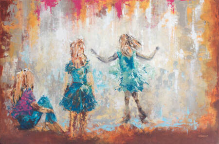 Schilderij "De Late Regen"