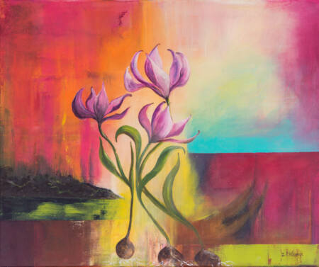 Schilderij Bloei (december 2015)