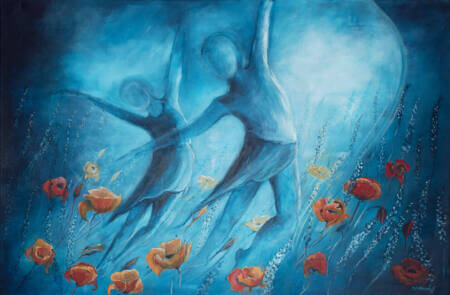 Schilderij Vreugdedans (December 2016)