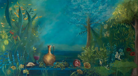 Schilderij "De Tuin"