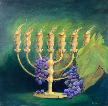 Schilderij MENORA